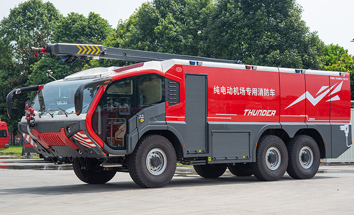 New Electric 6x6 Airport Fire Truck