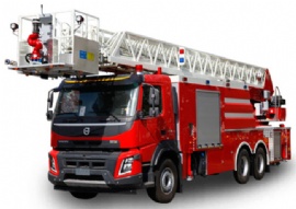 Volvo 42m Aerial Ladder Fire Truck